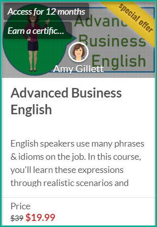 Advanced Business English: Online English Course