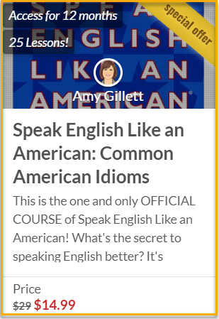 Speak English Like an American: Online Course